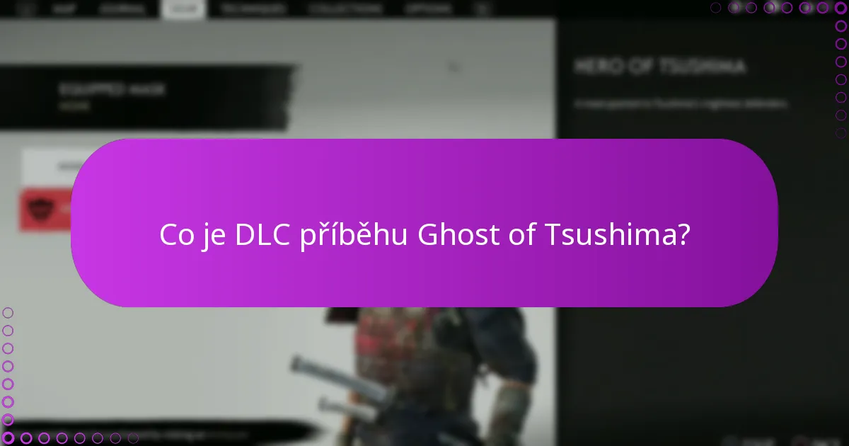 Jak nárokovat DLC příběhu Ghost of Tsushima?