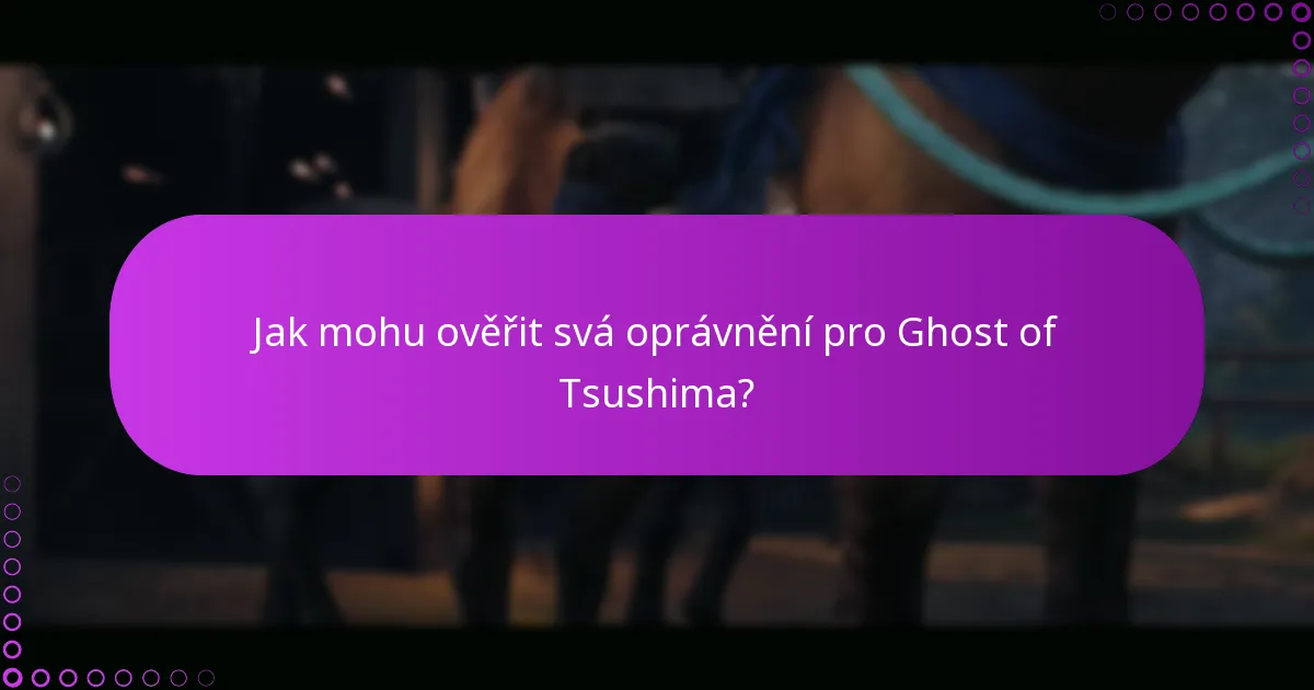 Jak stáhnout Ghost of Tsushima a jeho obsah?