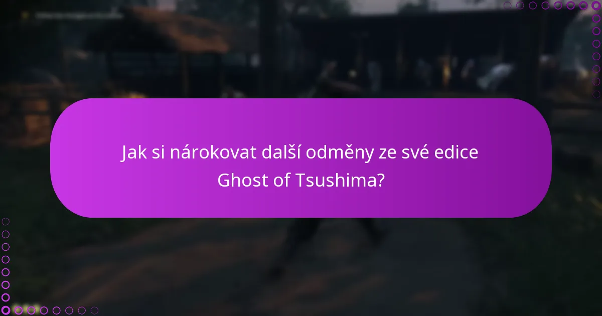 Jak mohu zkontrolovat aktualizace pro Ghost of Tsushima?
