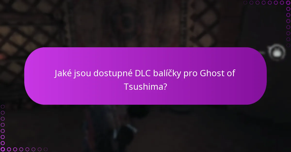 Jak uplatnit další obsah z DLC Ghost of Tsushima?